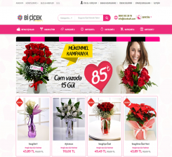 Bi-Çiçek - E-Ticaret - Çiçek Satış Yazılımı